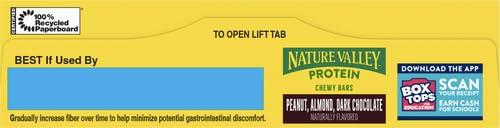 Nature Valley Nature Valley Chewy Protein Granola Bars, Peanut Almond Dark Chocolate, 5 Bars, 7.1 OZ