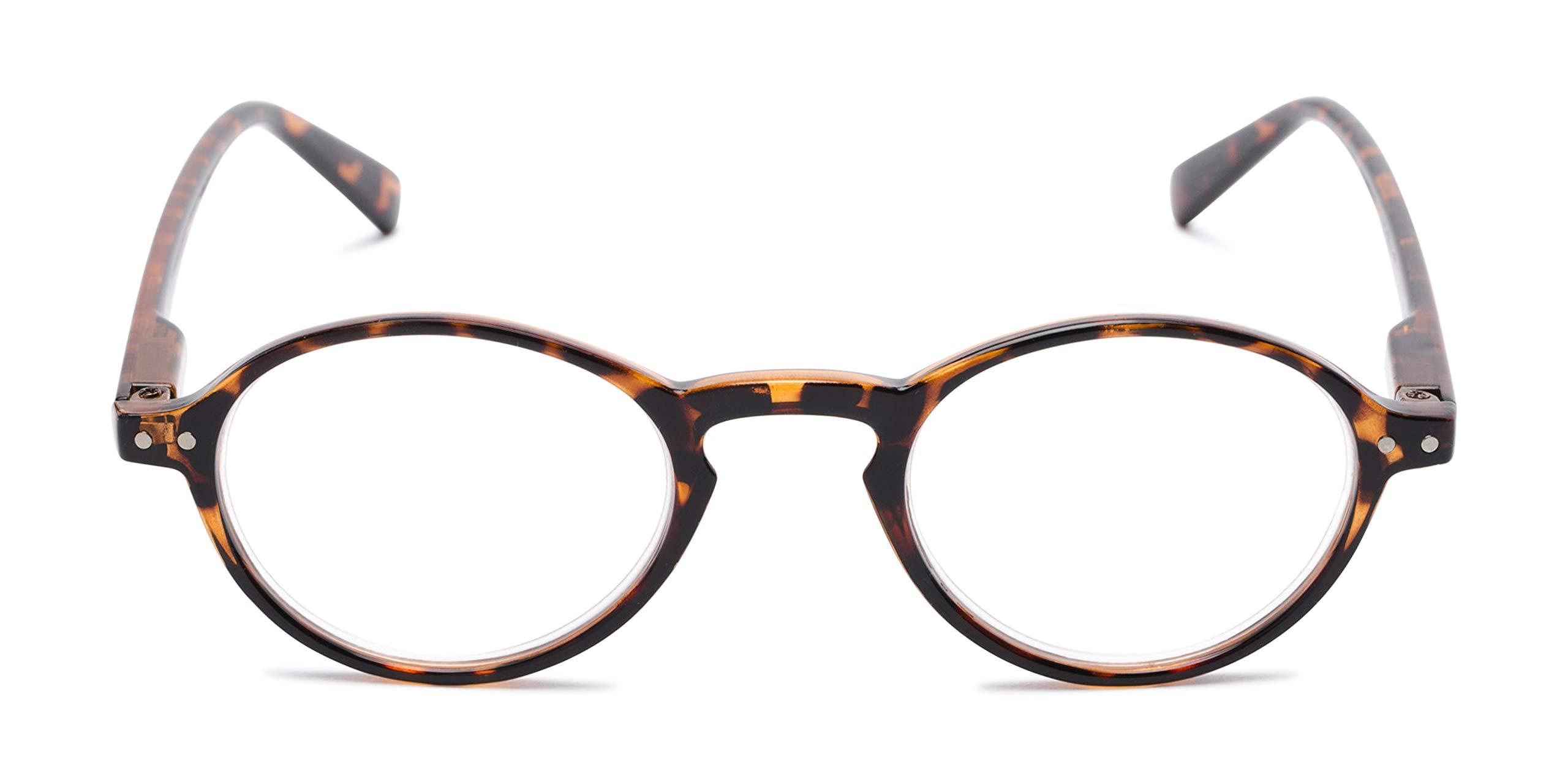 Readers Round Reading Glasses in Tortoise by Readers.com | The Studio | +2.25