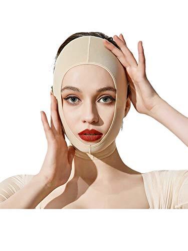 Anna-Kaci Anna-Kaci Womens Chin Strap Support Band Neck Bandage Post Surgical Compression Head wrap, Neck and Chin Compression Garment Wrap, Beige, Medium