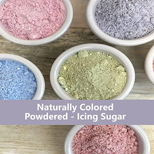 Ultimate Baker Ultimate Baker Powdered Sugar - Naturally Colored Icing Sugar for Icing & Frosting, Extra Fine Grain Confectioners\' Sugar for Baking (1lb Bag, Purple)