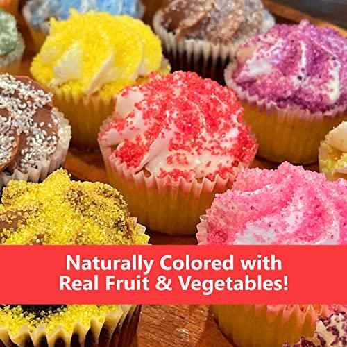 Ultimate Baker Ultimate Baker Sanding Sugar, Naturally Colored Sanding Sugar for Cookies, Colored Baking Sugar, Medium Crystal Colored Sugar for Cake Decorating & Cocktail Rimming (4oz Bag, Green)