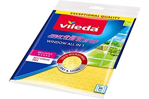 Vileda Vileda Actifibre Cloth for Cleaning Glass – Yellow