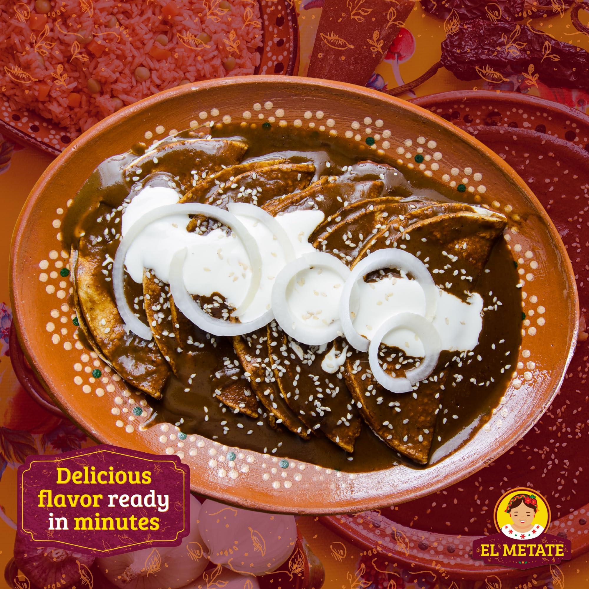 El Metate El Metate - Mole Poblano - Authentic Mole Paste from Puebla - 17.63 Oz (500g)(1.1lb)