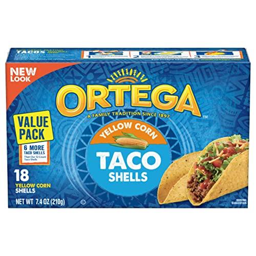 Ortega Ortega Taco Shells, Yellow Corn, 18 Count