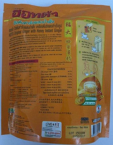 Hotta Hotta Original Ginger with Honey Drink Mix 10 Sachets