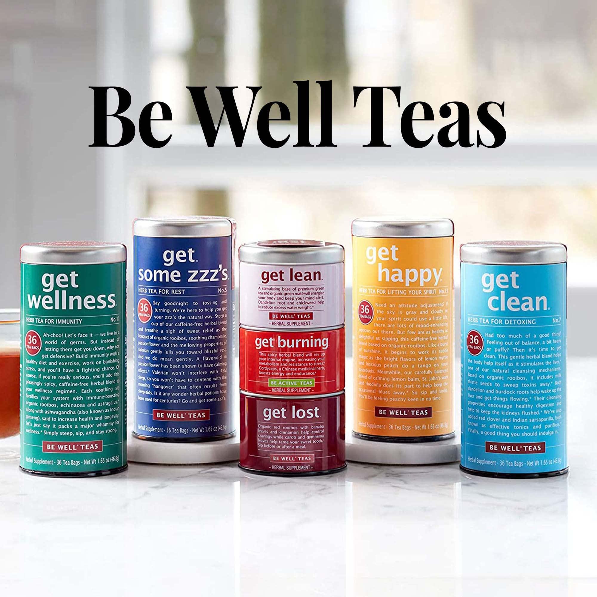 The Republic of Tea The Republic of Tea - Get Lost Stackable Teas, 42 Tea Bag, Tin | Caffeinated