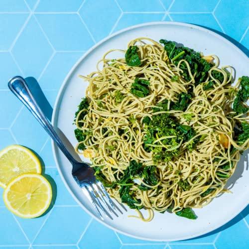 EXPLORE CUISINE Explore Cuisine Organic Edamame Spaghetti - 8 oz, Pack of 4 - Easy-to-Make Pasta - High in Plant-Based Protein - Non-GMO, Gluten Free, Vegan, Kosher - 16 Total Servings