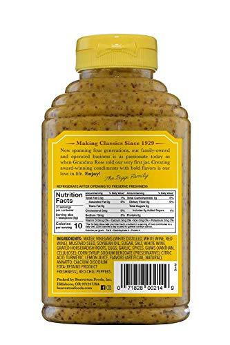 BEAVER Beaver Deli Mustard, 12.5 Ounce Squeeze Bottle (Pack of 6)
