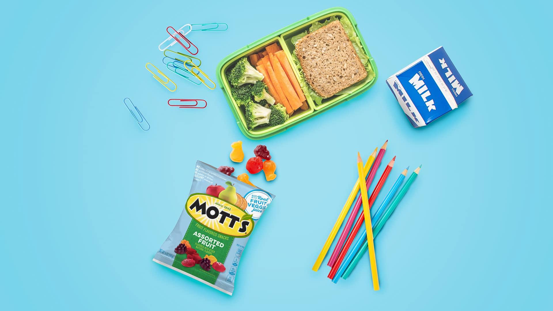 Mott\'s Mott\'s Mott\'s Fruit Flavored Snacks Assorted Fruit, 60Count