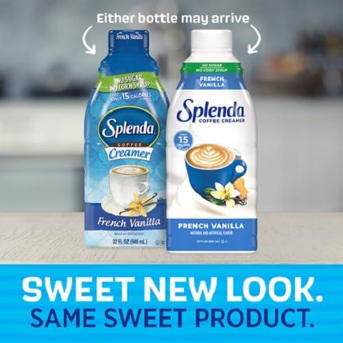 SPLENDA SPLENDA Sugar Free French Vanilla Coffee Creamer, 32 Fl Oz (Pack of 6)