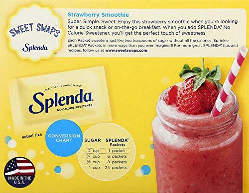 SPLENDA SPLENDA Zero Calorie Sweetener Packets Great For Sweetening Coffee, Tea, Fruit, and More (400 Individual Packets)