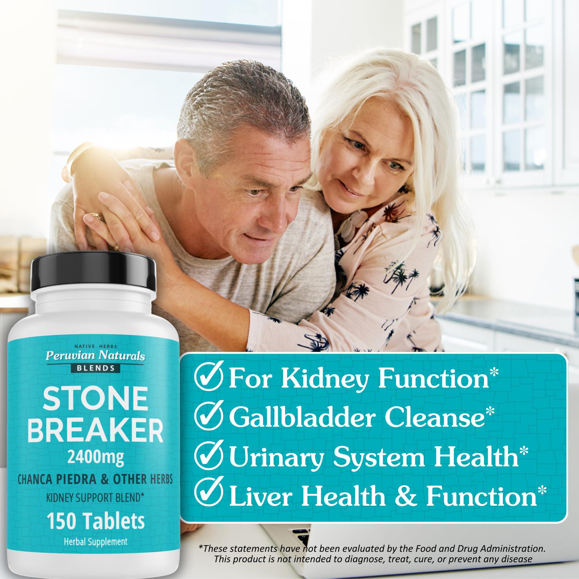 Peruvian Naturals Peruvian Naturals Chanca Piedra “Stone Breaker” – 150 Tablets - Kidney Supplement - 2400mg per Serving 100% Natural Chancapiedra Grown in Peru