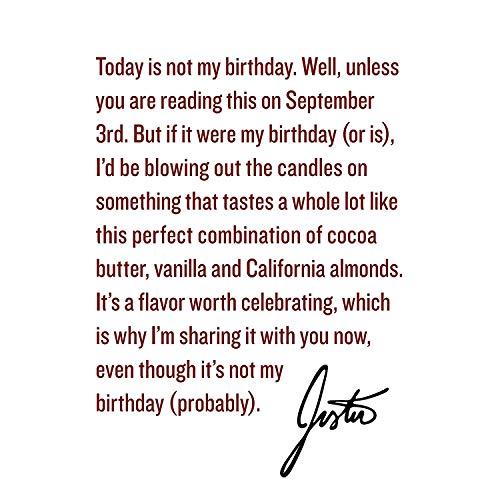 Justin's Justin's Vanilla Almond Butter, Gluten-free, Non-GMO, Vegan, Sustainably Sourced, 16 Ounce Jar (6 Pack)