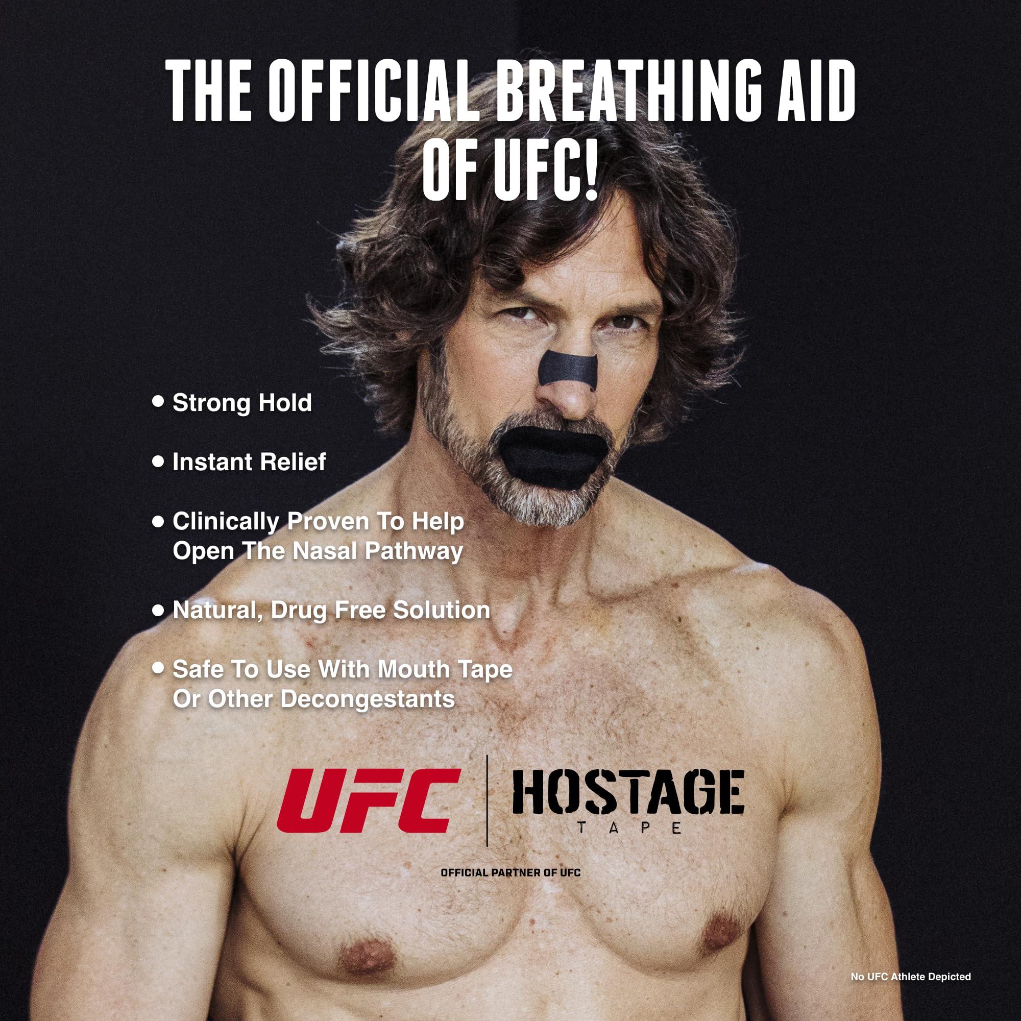 Hostage Tape Hostage Tape Nose Strips (30 Ct) - Extra Strength Nasal Strips - Nasal Congestion Relief Strips for Better Sleep - Compact, Non-Invasive Anti Snoring Strips for Men & Women