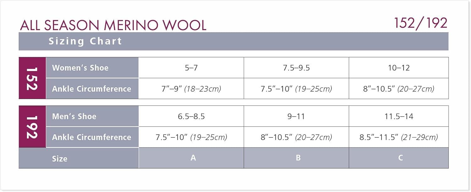 Sigvaris SIGVARIS Womens Merino Wool Knee-High Compression Socks 15-20mmHg - Black - C (Large)