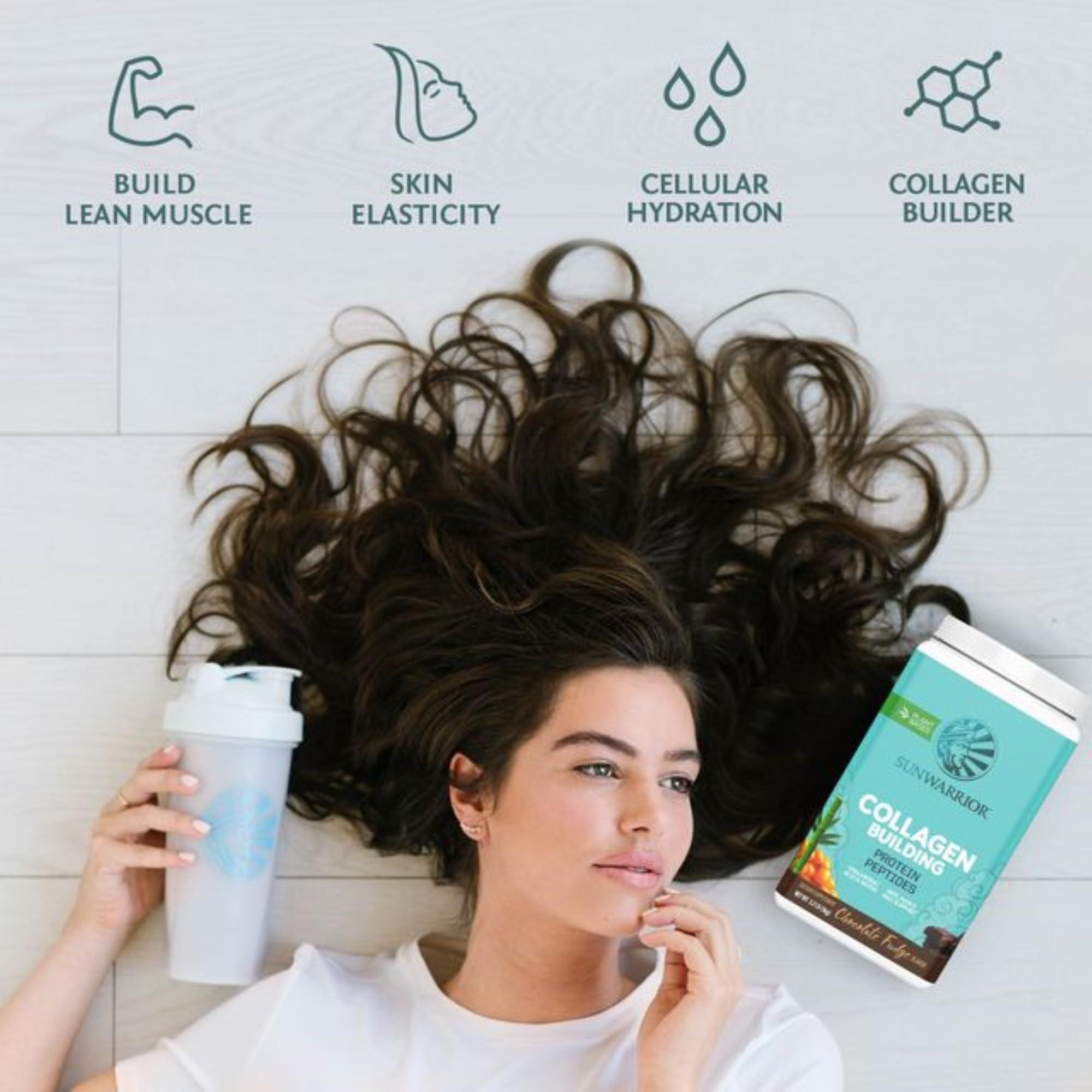 Sunwarrior Sunwarrior Vegan Protein Powder Plant Based Organic Protein | 32 Servings, Vanilla Flavored & Vegan Collagen Building Powder | 40 Servings, Vanilla Flavored