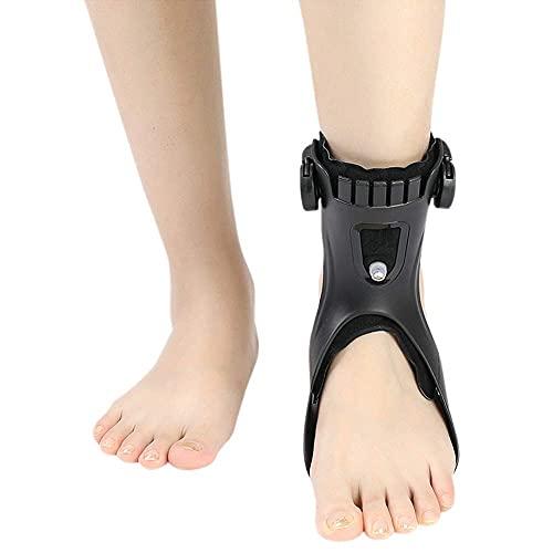 KOMWELL KOMWELL Drop Foot Brace Orthosis AFO AFOs Ankle Brace Support With Comfortable Inflatable Airbag for Hemiplegia Stroke Shoes Walking (Left foot, Medium)