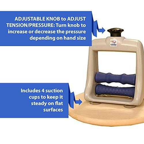 Roleo Hand Massager for Arthritis, Deep Tissue Massager for Carpal Tunnel Relief - Forearm Massager for Hand Therapy with Trigger Point Foam Roller - Finger Massager and Wrist Roller - Arm Massager by Roleo