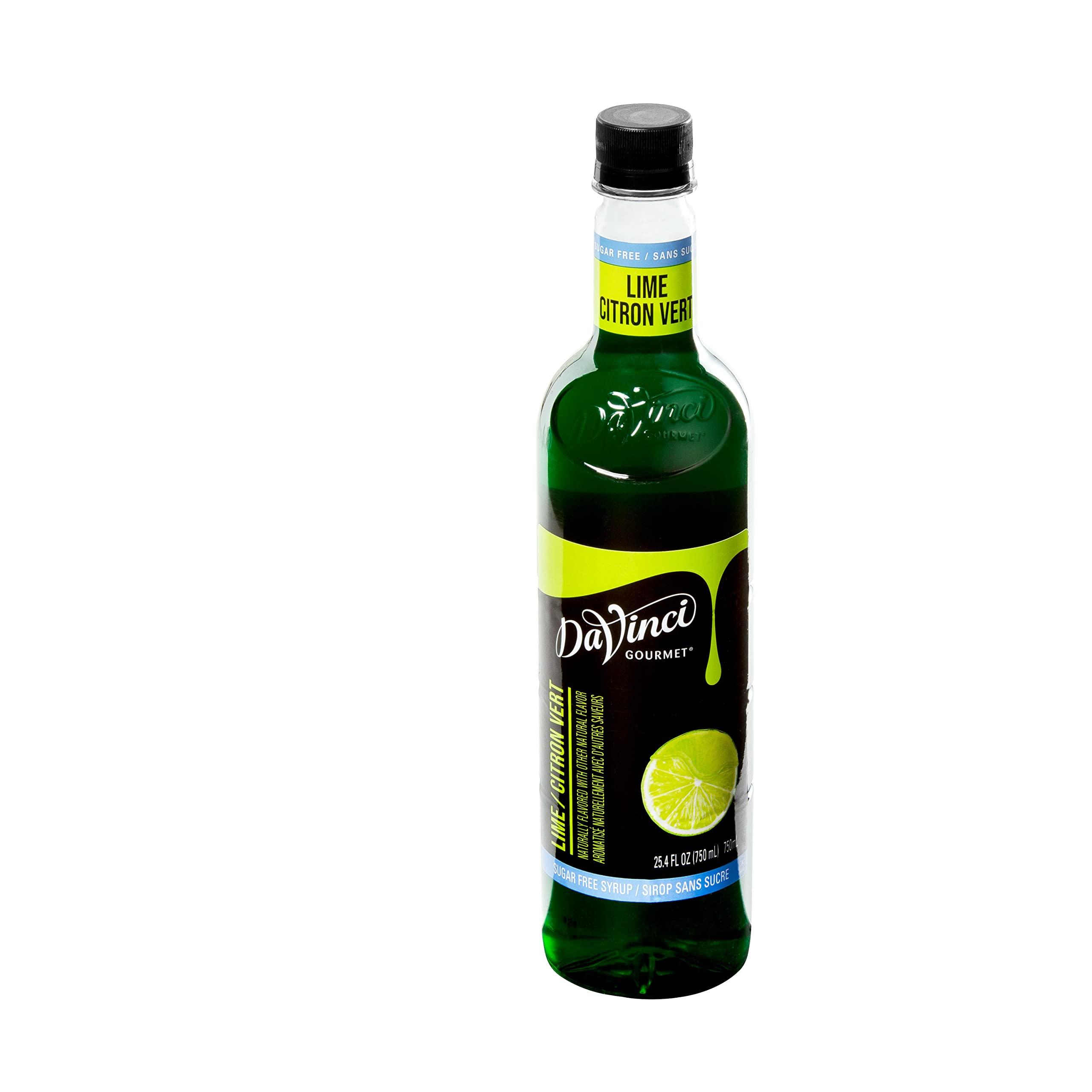 DaVinci Gourmet DaVinci Gourmet Sugar-Free Lime Syrup, 25.4 Fluid Ounces (Pack of 1)