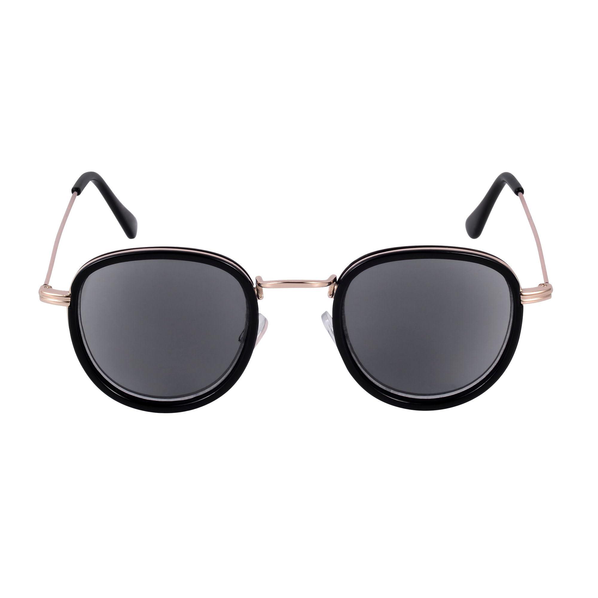 Mass Vision Mass Vision The Esteemed Reading Sunglasses with Full Lens Sun Reader (non bifocal) (Black/Gold, 1.5)