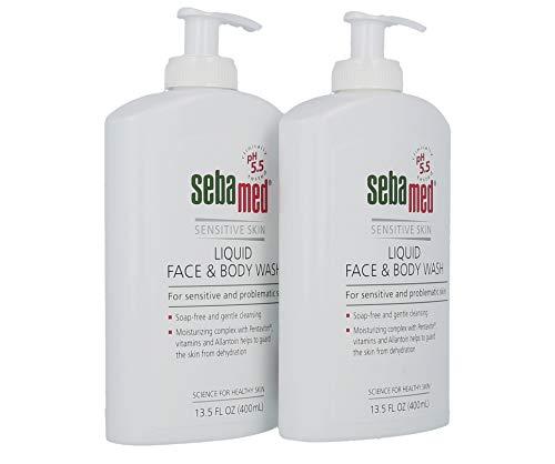 SEBAMED Sebamed Liquid Face & Body Wash with Pump, 400ml, 2 Pack