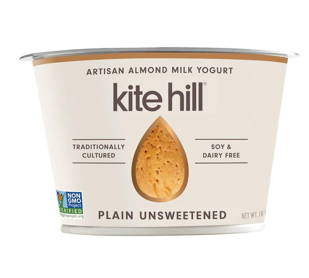 Kite Hill Kite Hill Artisan Almond Milk Yogurt Plain Unsweetened, 16 Oz (Pack Of 12)