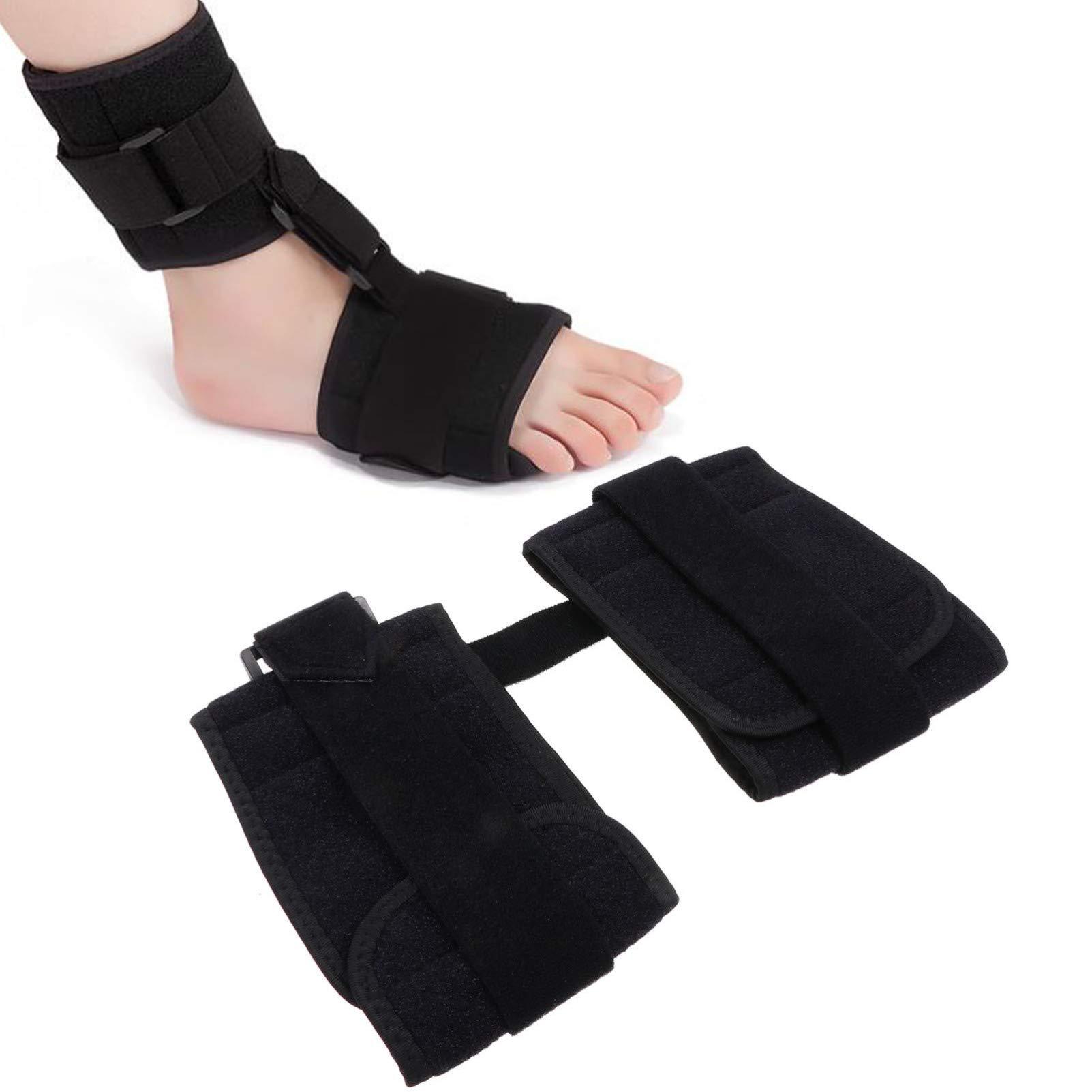 Healifty Healifty Foot Drop Corrector Ankle Support Brace Foot Splint Night Splint Tool Stand Ankle Support Wrap Sprained Ankle Foot Foot Orthotic Tool Football Bracket Protector