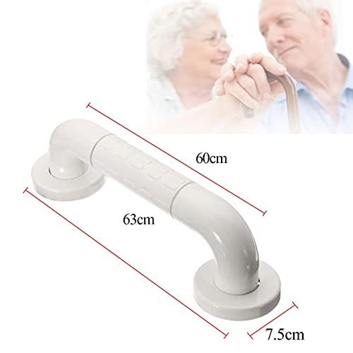 WZFANJIJ WZFANJIJ Shower Handle, Suction Cup Grab Bars for Bathroom, Grab Bars for Bathtubs and Showers - Assist Balance Handrail for Tub - Elderly, Seniors, Handicap, Disabled,Yellow-60cm