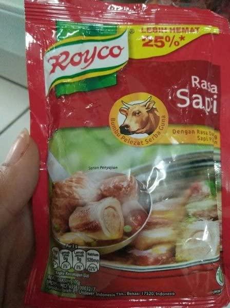 Unilever Indonesia Royco Penyedap Rasa Sapi (Beef Flavoring ), 100 Gram (3.5 Oz)