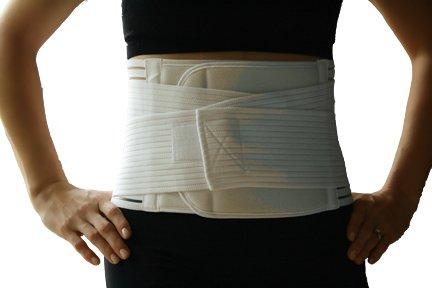 Alpha Medical Alpha Medical Double Closure Abdominal Hernia Binder; Abdominal Hernia Support; Hernia Reduction (Small)