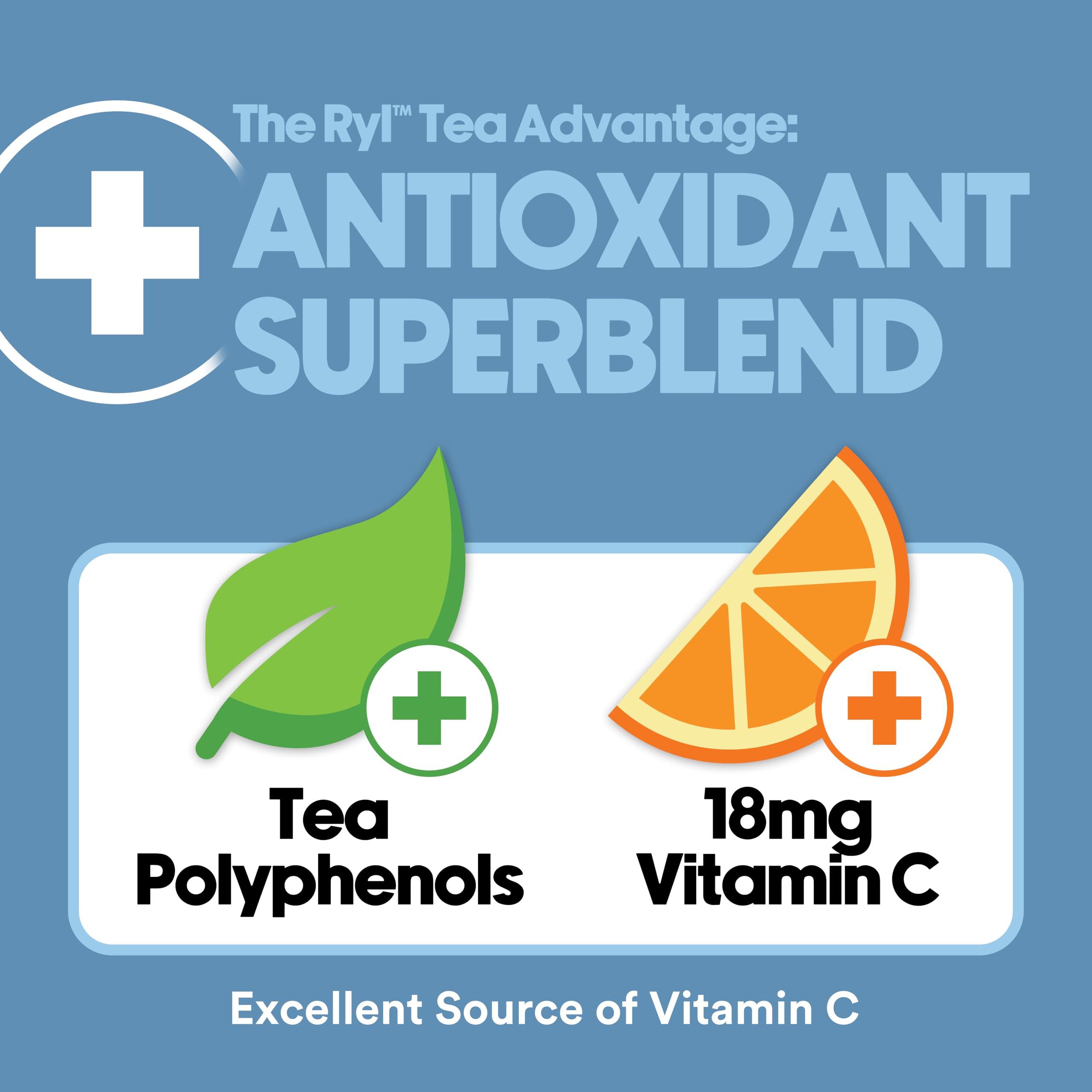 The Ryl Co Ryl Iced Tea, Wallen\'s Sweet, Antioxidant Superblend, Zero Sugar, Low Carb, Low Calorie Iced Tea, 16.0 Fl Oz (12-Pack)