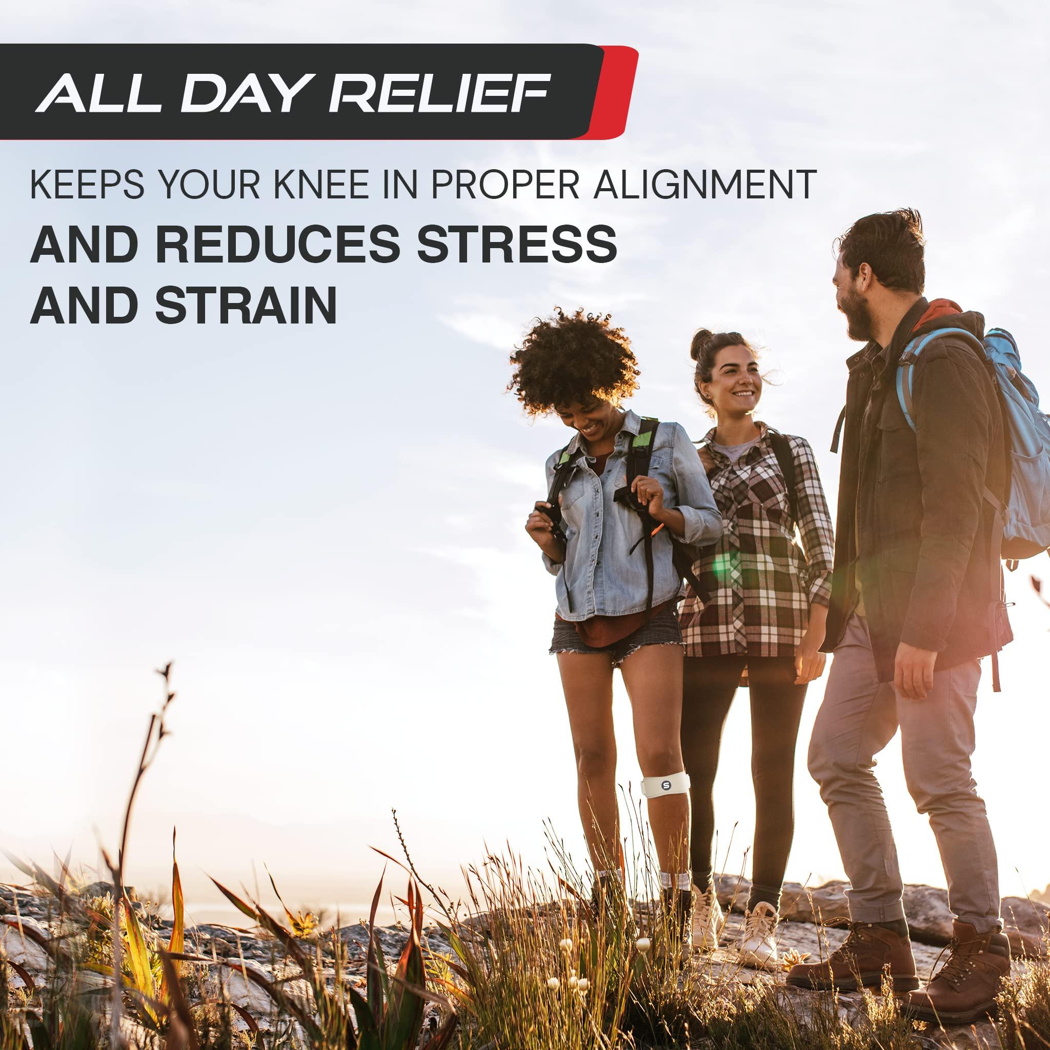 SS SLEEVE STARS Sleeve Stars Patellar Tendon Support Strap Osgood Schlatter Band Knee Brace for Kids, Youth, Women & Men w/ 3 Lengths, Swedish Brand Patella Tendon Knee Strap for Arthritis, Tendonitis & Pain