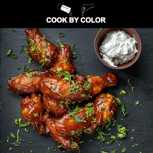 COOK BY COLOR COOK BY COLOR: HABLA HABANERO Flavored Organic Agave Nectar Sweetener, Light Agave Syrup - Vegan, Gluten-Free, Low Carb Sugar & Honey Substitute for Baking, Cocktails, Teas, Coffee, Smoothies & Cooking | 350ml Bottle | 11.8 floz