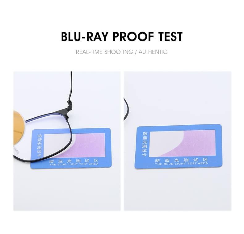 MaLuan Anti Glare Sturdy Computer Readers Eyewear Reading Glasses Blue Light Blocking Flat Light Mirror for Women/Men (Color : Red-golden, Size : +2.00)
