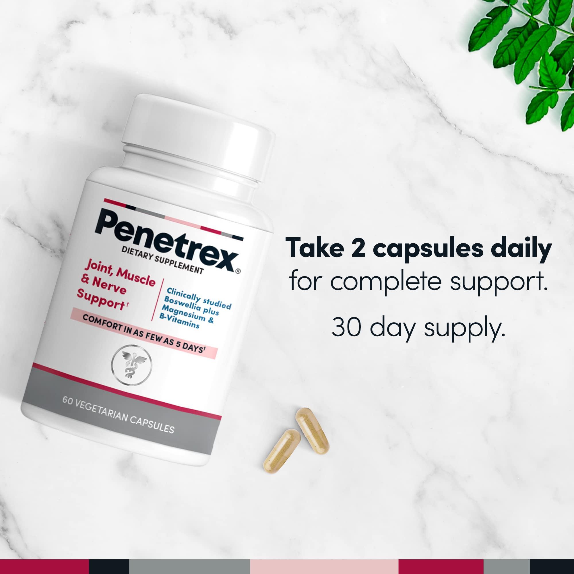 Penetrex Penetrex Joint, Muscle and Nerve Support Supplement with 3 oz Joint & Muscle Therapy Roll-On Gel