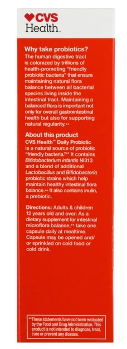 CVS Health CVS Health Digestive Probiotic Vegetable Capsules