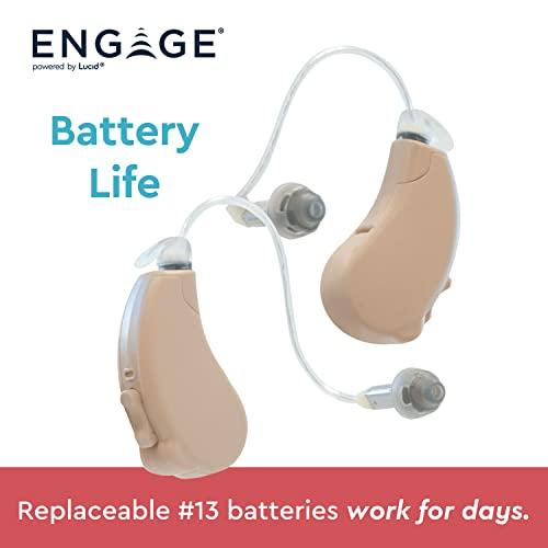 Lucid Hearing Lucid Hearing Engage Premium OTC Hearing Aids (Compatible with Android, Beige)