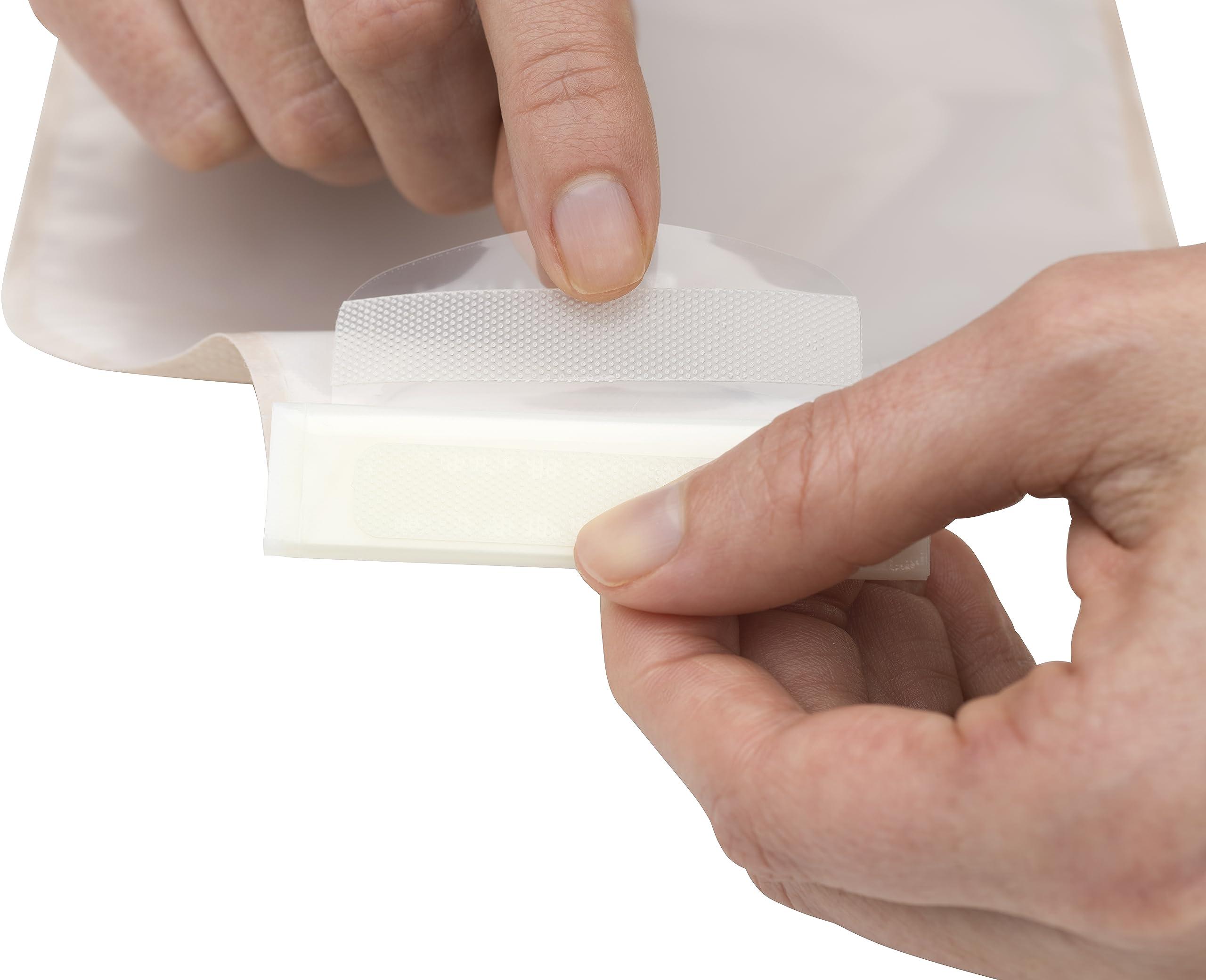 Hollister 5018194BX - New Image 2-Piece Drainable Pouch 2-3/4 with Filter, Lock N Roll, Transparent