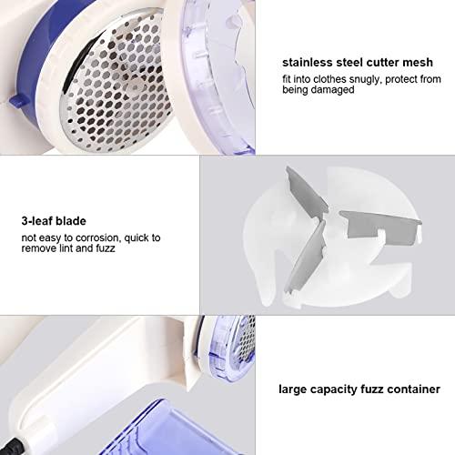 Cosiki Fabric Shaver, Clothes Lint Remover, Electric Shaver Fuzz Shaver Clothes Fuzz Remover, Electric Lint Remover Lint Shaver Portable Clothes Shaver for Home Travel (US Standard 110V)