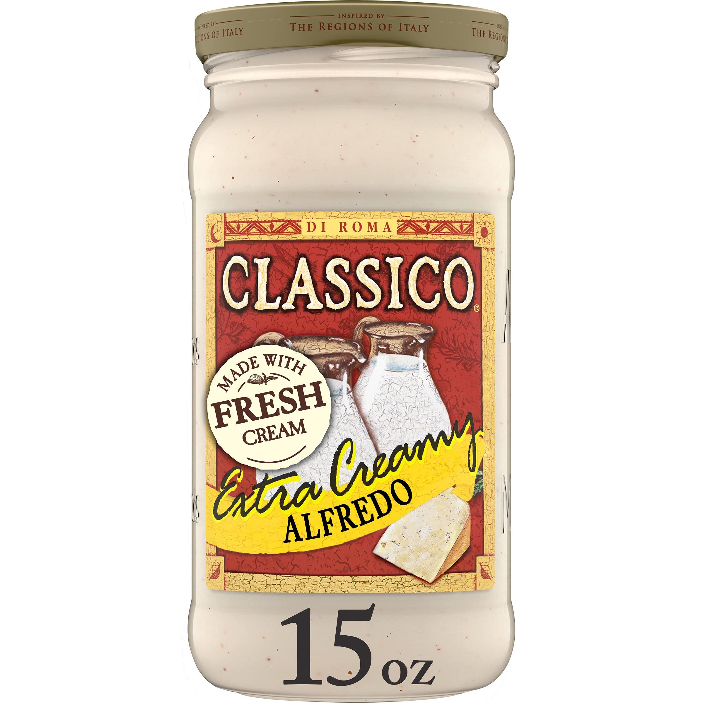 CLASSICO Classico Extra Creamy Alfredo Pasta Sauce (15 oz Jar)