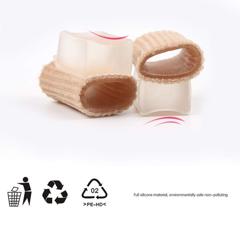 Healifty 4 Pcs Bunion for Women for Bunions Bunion Straightener Separators for Bunions Alignment Silicone Tubes Eversion Divider Man