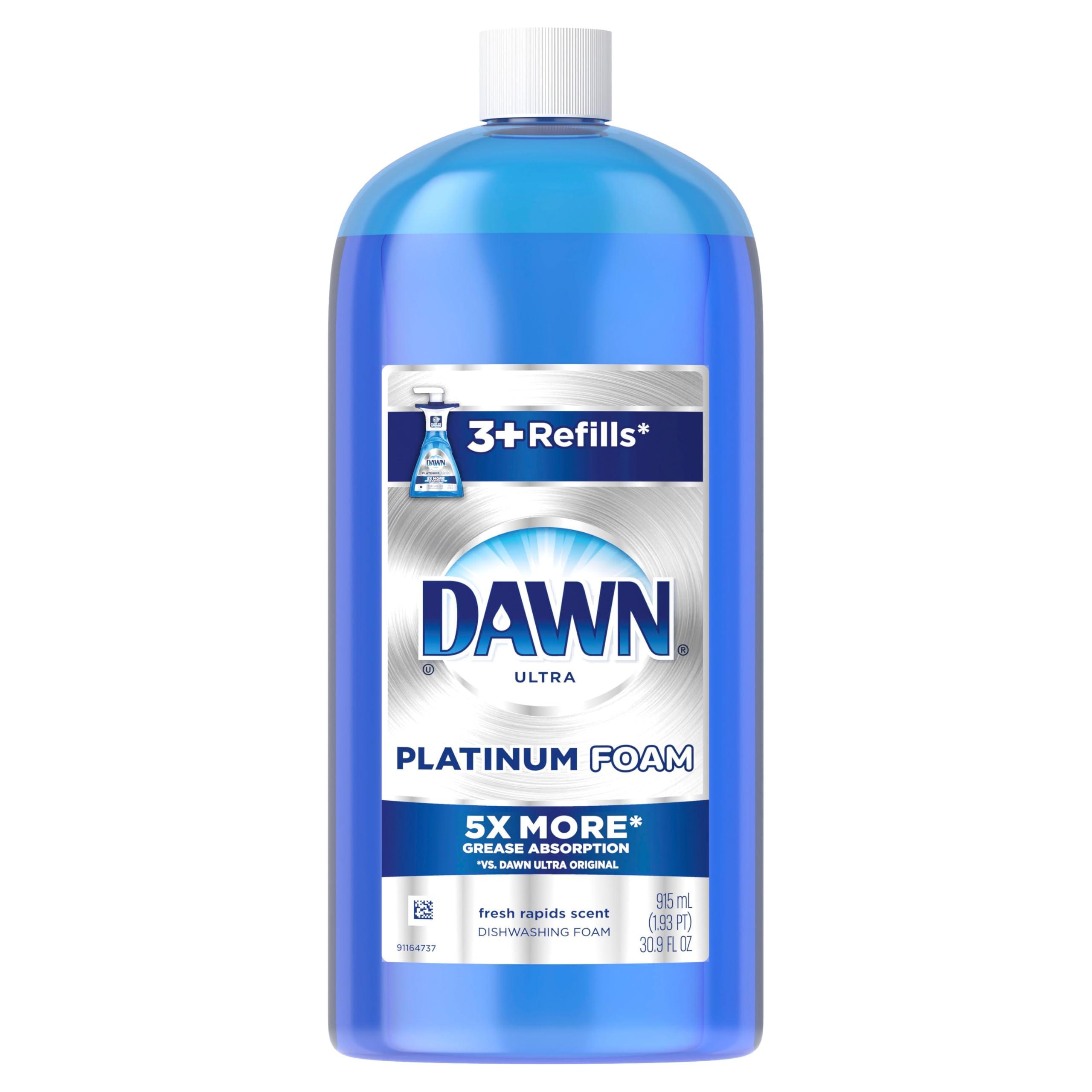 Dawn Dawn Dish Soap, Direct Foam Dishwashing Foam, Refill, Fresh Rapids Scent, 30.9 Fluid Oz (pack of 6)