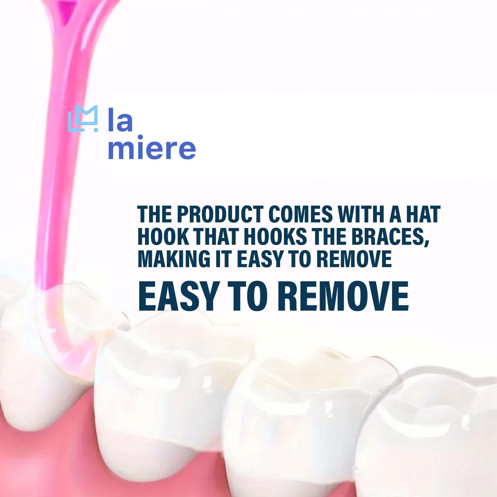 LA MIERE LA MIERE Aligner Remover Tool, Aligner Removal Tool for Invisalign Removable Retainers, Aligners, Braces Removal Kit, Pink