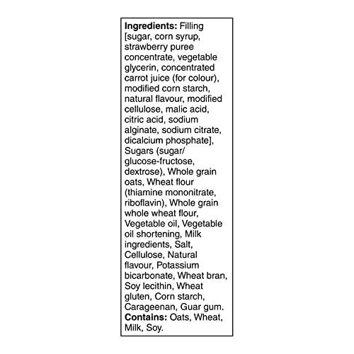 Kellogg\'s Kellogg\'s Nutri-Grain, Strawberry Cereal Bars, 295g/10.4oz., 8ct, (Imported from Canada}