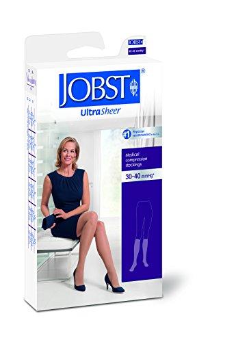 JOBST BSN Medical 121465 JOBST Ultra Sheer Compression Stocking, Knee High, 30-40 mmHg, Closed Toe, Small, Natural