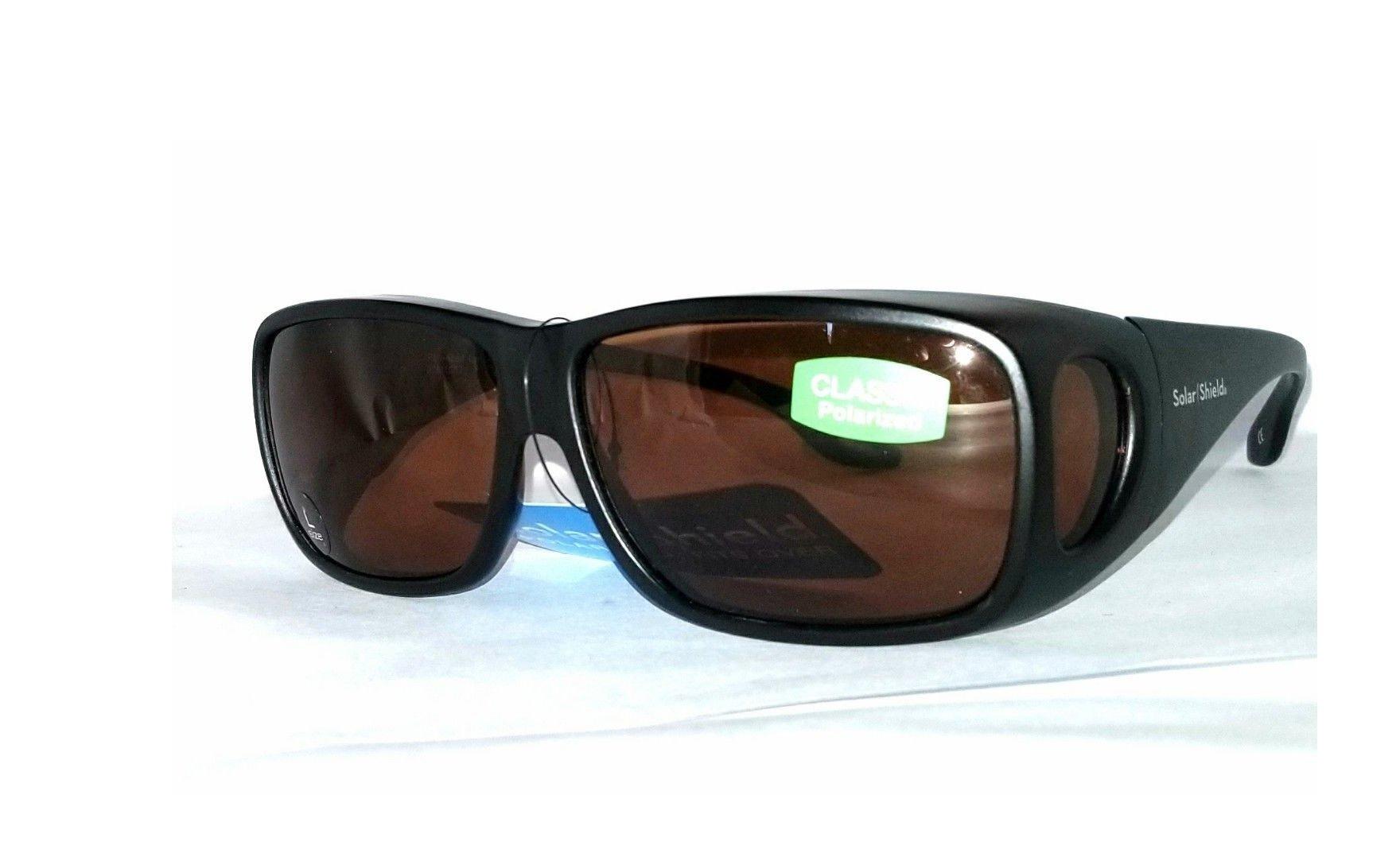 Solar Shield Solar Shield Fits Over Polarized Sunglasses - Amber