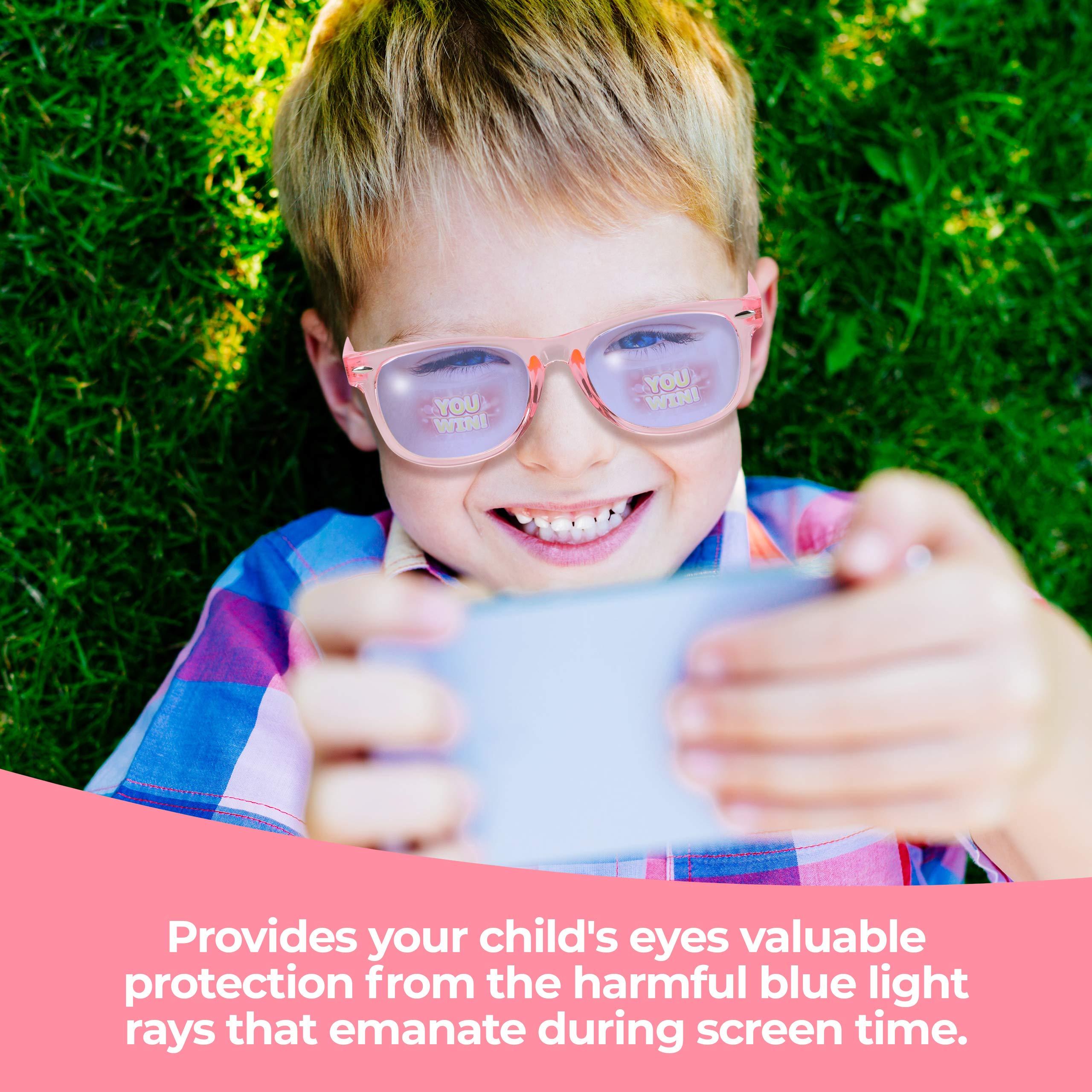 GALVANOX GALVANOX Ava & Ethan Blue Light Glasses for Kids, Blue Light Blocking for Computer/Gaming (Ages 3-12)
