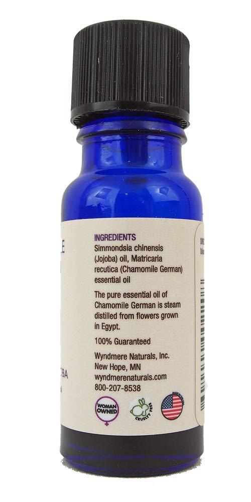 Wyndmere Chamomile German Essential Oil - 100% Pure Therapeutic Quality - 10ml - Made in USA