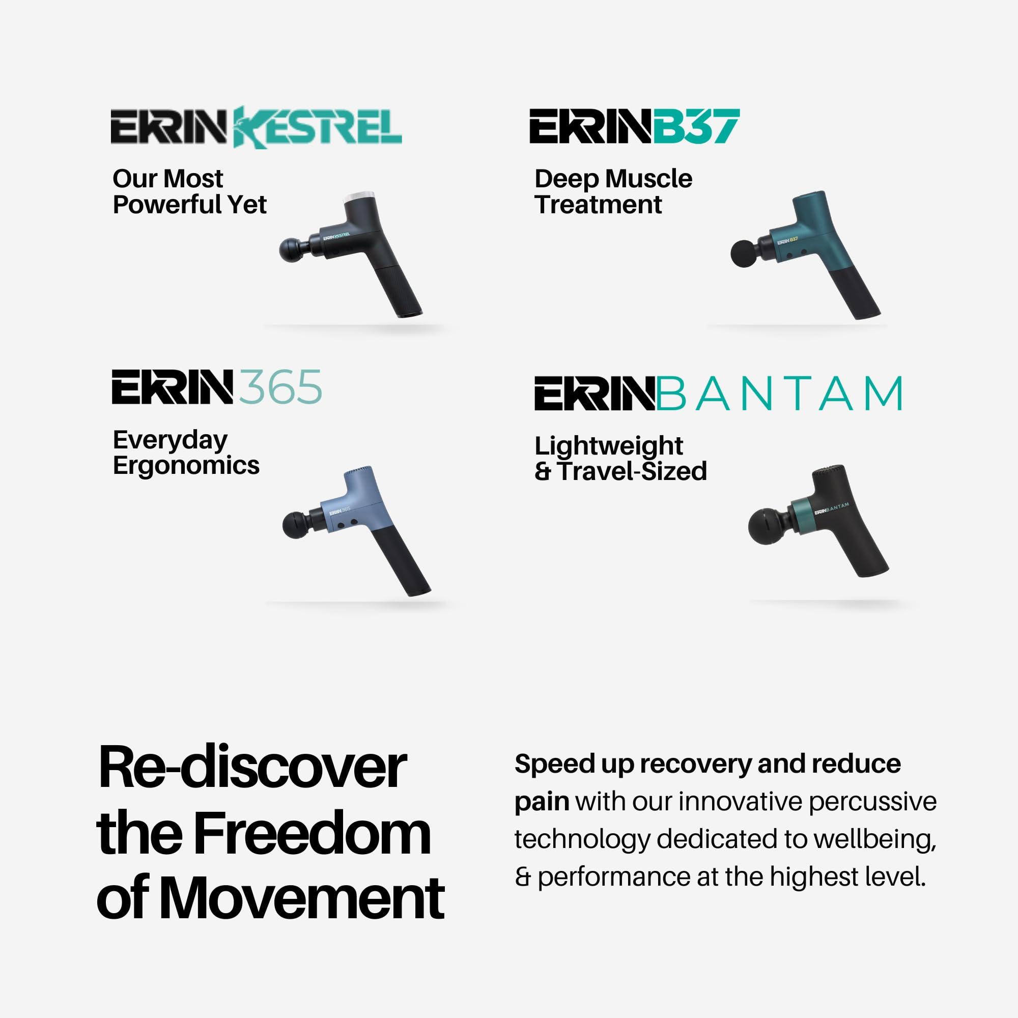 Ekrin Athletics Ekrin Athletics Kestrel Massage Gun: Enhanced Precision & Comfort for Superior Muscle Recovery & Wellness | Relieve Sore Muscles and Stiffness