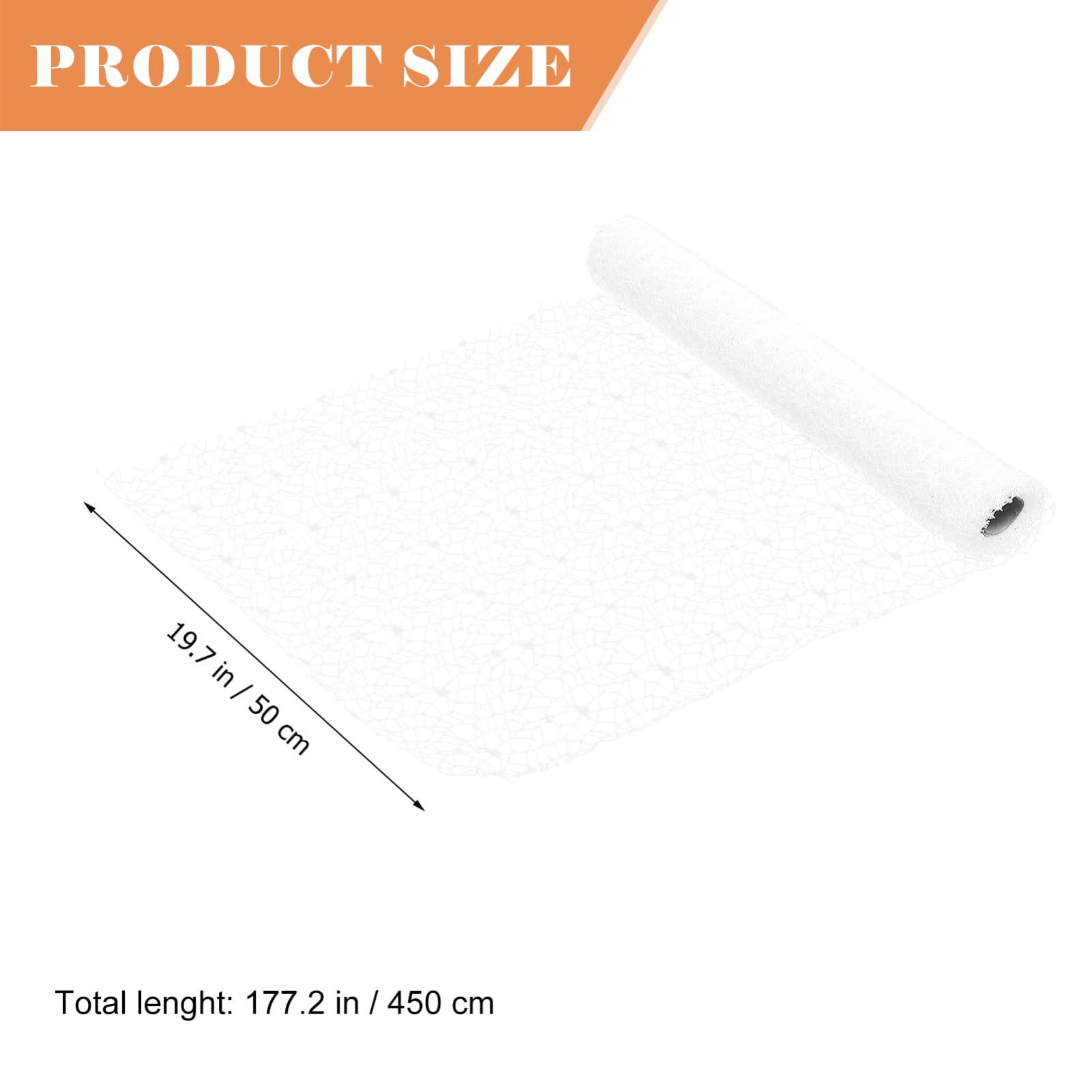 SEWACC SEWACC Wrapping Mesh Paper Gauze DIY Floral Bouquet Packaging Materials Florist Supplies for Valentines Day Holiday Wedding Birthday White
